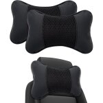 Lot de 2 coussins de soutien de nuque pour si�ge auto, coussin de nuque, appui - t�te, accessoires auto ...