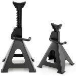 Lot de 2 crics de levage de 6 t pour tout type de v�hicule, cric de levage de voiture en m�tal robuste ...