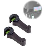 Lot de 2 crochets pour appuie - t�te de voiture 2 en 1 avec support de t�l�phone portable, crochet arri�re ...