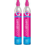 Sodastream - lot de 2 cylindres de gaz co2 60l quick connect pour machine � gaz�ifier 2 x cylindre quick ...