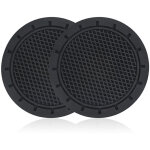 Lot de 2 dessous de verre universels pour porte - gobelet de voiture - antid�rapants - pour tasse � caf� ...
