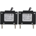 Lot de 2 disjoncteurs de s�curit� 23a - pour g�n�rateurs � essence professionnels, 230v