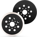 Lot de 2 disques de pon�age professionnels de 125 mm pour bosch gex 125 - 1 ae, 8 trous auto - agrippants, ...