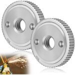 Lot de 2 �crous de serrage rapide pour meuleuse d'angle m14, pour flex / bosch / hitachi / makita, dewalt ...