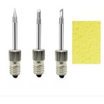 Lot de 2 embouts de fer � souder avec �ponge, interface e10, pointes de soudage, pointe de soudage usb, ...