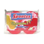Eponge v�g�tale gratounette x2 3088 - spontex