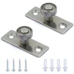 Lot de 2 ferrures de porte coulissante en m�tal - syst�me de porte coulissante - syst�me de guidage de ...