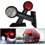 Lot de 2 feux de position lat�raux led blanc et rouge ? tension 12v - 30v ? �tanches et haute visibilit� ...