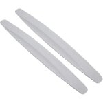 Lot de 2 films de protection pour pare - chocs de voiture, bandes d'angle autocollantes en fibre de carbone ...