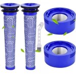 Lot de 2 filtres pour aspirateur dyson v7 v8, filtre pour aspirateur � batterie dyson v8 v7, ensemble ...
