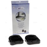 Lot de 2 filtres à charbon type 200 (481281718522, chf200) hotte scholtes, ignis, elica, bauknecht, kitchenaid ... Lot de 2 filtres à charbon type 200 (481281718522, chf200) hotte scholtes, ignis, elica, bauknecht, kitchenaid ...