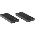 Lot de 2 filtres charbon fch260 acm26 250x95x24 mm (49016876 49016877) hotte airlux, ariston hotpoint, ...