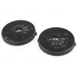 Lot de 2 filtres � charbon d'origine pour hotte faber franke 112. 0569. 559 franke
