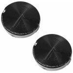 Lot de 2 filtres charbon kitfc155 cr490 150x30 mm (kitfc155, eff75) hotte aeg, airlux, beko, electrolux, ...