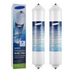 Lot de 2 filtres � eau d'origine (da29 - 10105j) r�frig�rateur, cong�lateur aeg, beko, blomberg, bosch, ...
