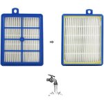 Lot de 2 filtres hepa pour aspirateur electrolux lavable h12 el4100 el6986a el4050 ze346b zua3840p zti7635 ...