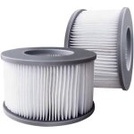 Lot de 2 filtres de rechange pour mspa fd2089 - pompe � cartouche pour piscines, sous - marins chauds ...
