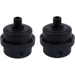 Lot de 2 filtres silencieux pour compresseur d'air en plastique avec �l�ment filtrant 1 / 4' pt 12. 7mm ...