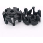 Lot de 2 lames de rechange en plastique, vitesses de caoutchouc pour sous la lame, pi�ces de rechange ...