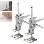 Lot de 2 leviers � main �conomes en travail, bras avec �chelle, r�gulateur de hauteur pour carreaux en ...