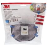 Lot de 2 masques anti - odeurs avec valve pack peinture ffp2