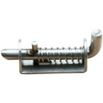 Lot de 2 mini goupilles de verrouillage � ressort en acier inoxydable - loquet � boulon de baril en m�tal ...