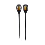 2 mini torches effet flamme maity sun noir plastique h70cm 2 mini torches effet flamme maity sun noir plastique h70cm