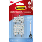 Lot de 2 multi - packs de crochets pointe m�tal command? avec languettes transparentes