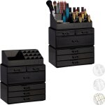 Lot de 2 organiseurs de cosmétiques, 6 tiroirs, 22 casiers, rangement, make - up, tour à maquillage, ... Lot de 2 organiseurs de cosmétiques, 6 tiroirs, 22 casiers, rangement, make - up, tour à maquillage, ...