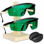 Lot de 2 paires de lunettes de protection laser vertes pour protection uv - 200 / 450 / 800 / 2000nm ...