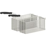 Lot de 2 paniers 6, 5l pour friteuse 16 litres - casselin