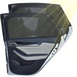 Lot de 2 pare - soleil universels pour lunette arri�re de voiture, suv, prot�ge les enfants et les animaux ...
