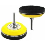 Lot de 2 patins de pon�age auto - agrippants de 7, 6 cm pour disques de pon�age avec tige de 6, mm pour ...