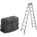 Lot de 2 pieds d'escalier universels en caoutchouc, pied d'�chelle antid�rapant pieds de rechange pour ...