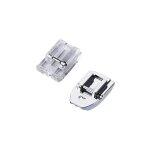 Lot de 2 pieds presseur fermeture eclair invisible pour machines � coudre brother, singer, juki, lidl ...