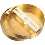 Lot de 2 plaques de montage en laiton dor� pour lustres et appliques murales socle de plafonnier moderne ...