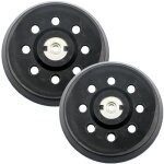 Lot de 2 plaques de pon�age velcro 125 mm pour metabo sxe 325 425 intec remplace 631220000