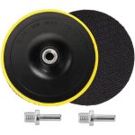 Lot de 2 plateaux de pon�age 125mm disques abrasifs assiette de pon�age avec filetage m14 fermeture auto ...
