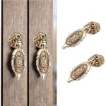 Lot de 2 poign�es les goutte pendentif boutons les poign�es de meuble en alliage de zinc les antique ...