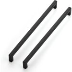 (lot de 2) poign�es de meubles noires de 320 mm pour armoires de cuisine, poign�es de tiroir, poign�es ...