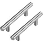 Lot de 2 poign�e de porte poign�e cuisine poign�e meuble poignee de meuble cuisine inox nickel bross� ...
