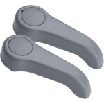 Lot de 2 poign�es de r�glage de si�ge avant grises pour renault clio 2 twingo 1 7701209658 7701470827 ...