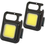 Lot de 2 porte - cl�s lumineux rechargeables ultra lumineux [classe �nerg�tique b]