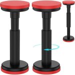 Lot de 2 poteaux de support t�lescopiques, syst�me de support � encastrer, tige de support d'armoire, ...