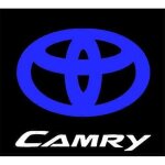 Lot de 2 projecteurs de bienvenue pour toyota camry, highlander, prado, prius, senna, �clairage d'ambiance ...