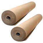 Lot de 2 rouleaux de carton ondul� 1m x 45m ? protection sols r�novation ? carton double couche absorbant ...