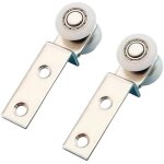 Lot de 2 roulettes de 20 mm pour portes coulissantes, tr�s r�sistantes et durables, id�ales pour les ...