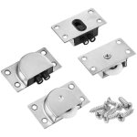 Lot de 2 roulettes coulissantes pour armoire, placard, fen�tre, porte coulissante, accessoires de quincailleri ...