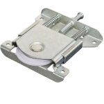 Lot de 2 roulettes pour porte coulissante de placard - jinfgerne - galets de coulissement, charge maximale ...