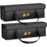Lot de 2 sacs de batterie ebike - �tanche et anti - explosion - r�sistant au feu jusqu'� 2300 �c - 6 ...